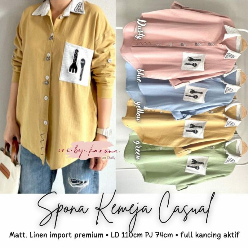 SPONA KEMEJA CASUAL