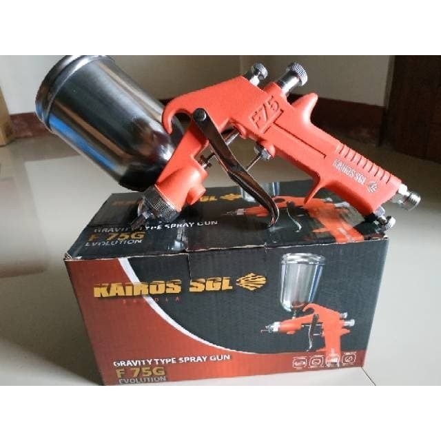 Kairos SGL Alat Semprot Cat Air Spray Gun F-75G 400 CC
