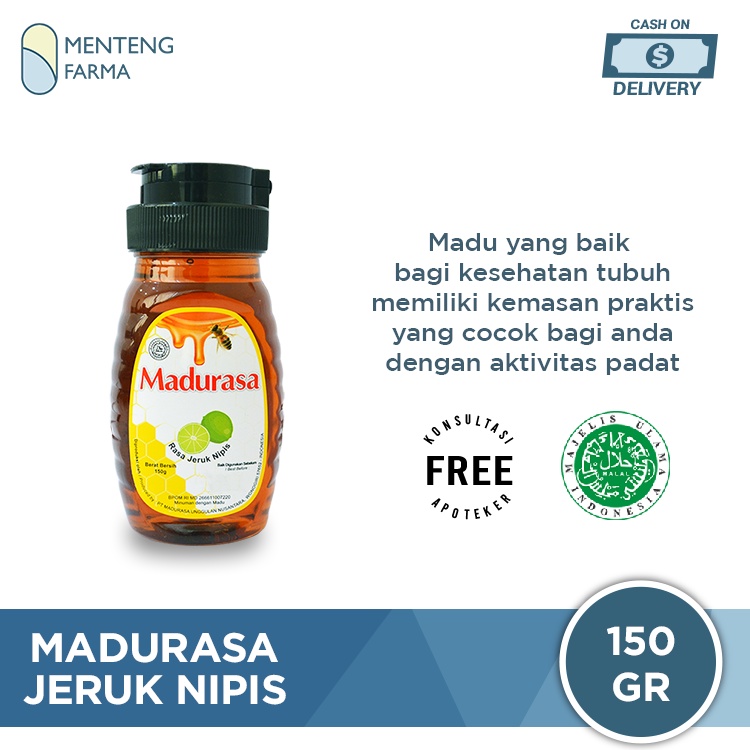 Madurasa Jeruk Nipis 150 Gram - Minuman Rasa Madu Asli