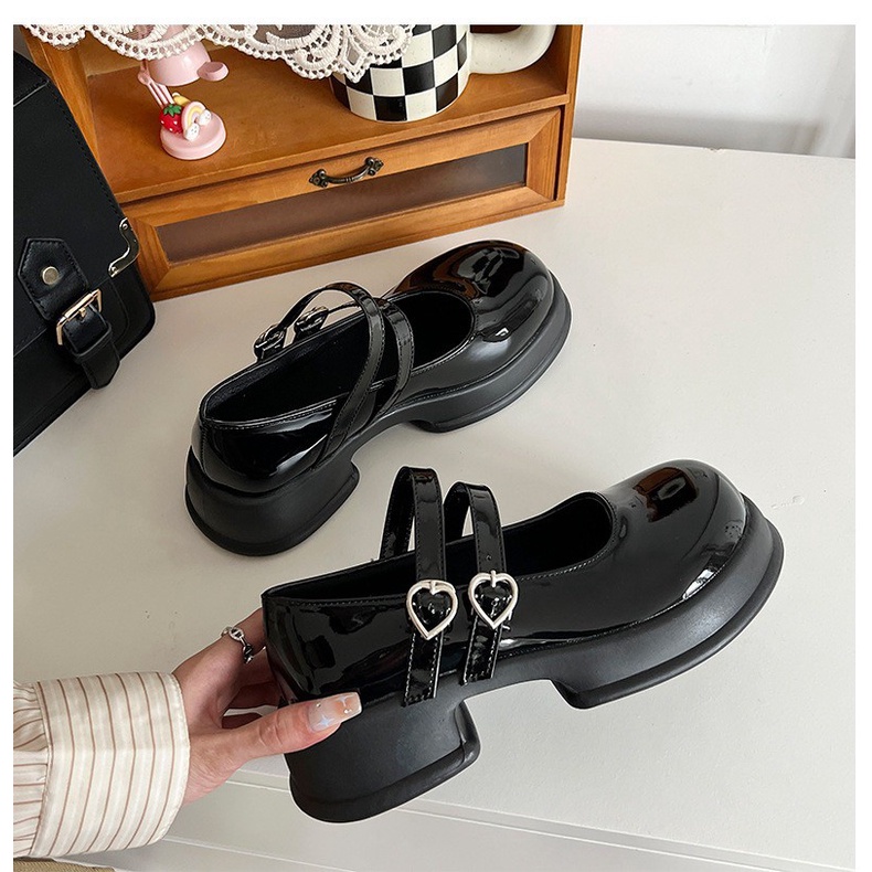 AVANCEID 1930 Heels Sepatu Sneakers Wanita Kerja Docmart Hitam Import