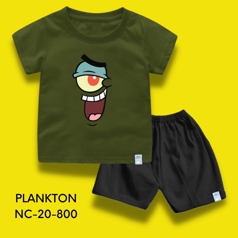 Baju Spongebob Anak Kaos Spongebob Anak Setelan Bayi Dan Anak Spongebob Bahan Katun Combed 30s