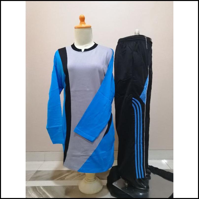 Kaos Senam Wanita Muslimah//Baju Senam Tunik//Kaos Tunik//Pakaian Senam Tunik//Stelan Senam Wanita/P