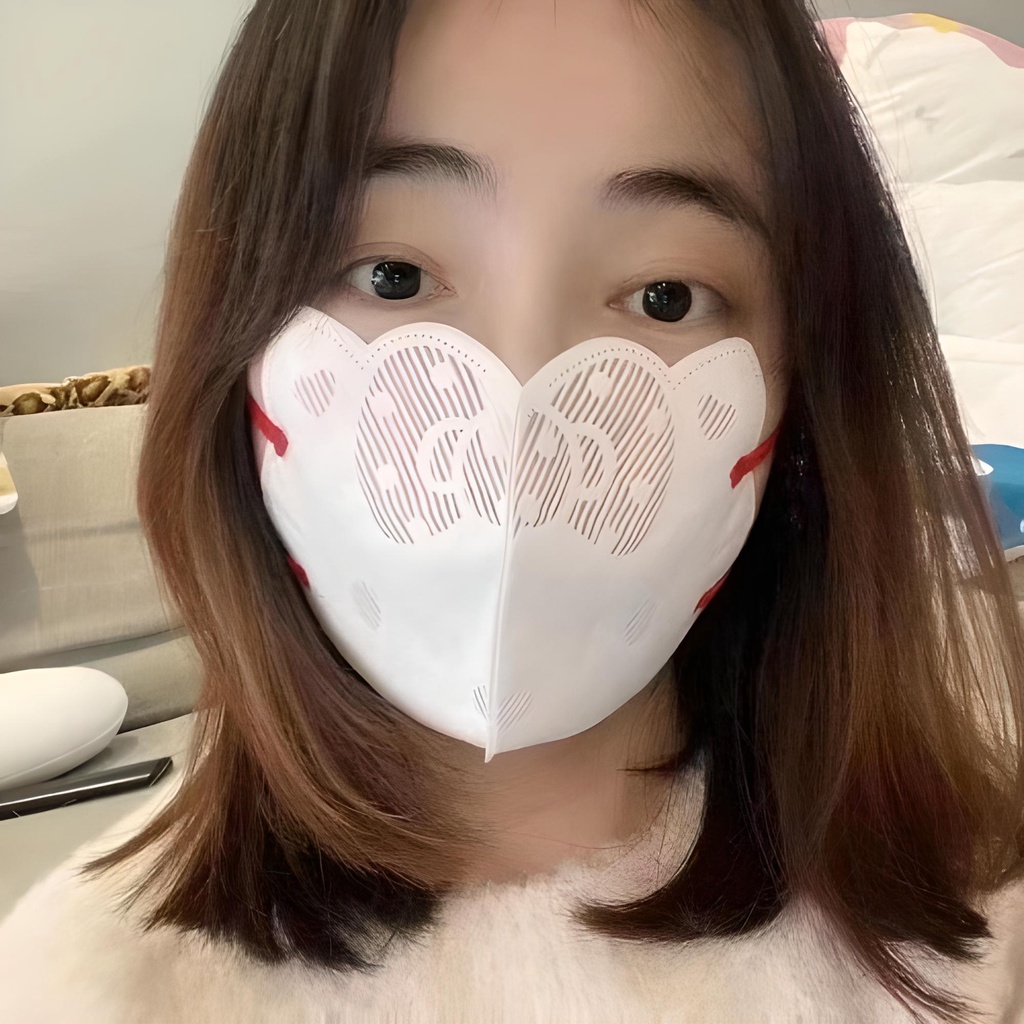 Masker Duckbill Hello Kitty Dewasa Isi 10 pcs Fashion mask 3D Cute