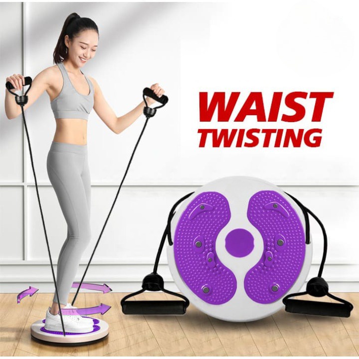 Barnik88 Magnetic Trimmer Gym Plate Waist Twisting Pelangsing Tubuh Perut Dengan Tali Alat Gym Termurah!!