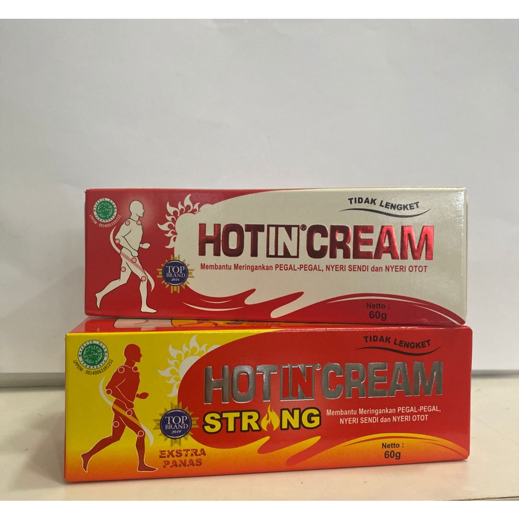 Hot In Cream Tube 60Gr / Hot In Cream Strong 60Gr / Krim Pereda Nyeri