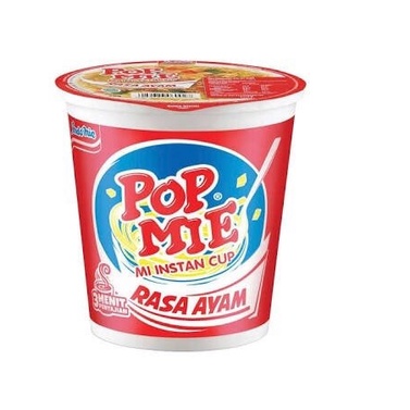 

PROMO POP MIE KUAH RASA AYAM CHICKEN FLAVOUR SOUP NOODLE POPMIE 75GR SATUAN - KUAH RASA AYAM