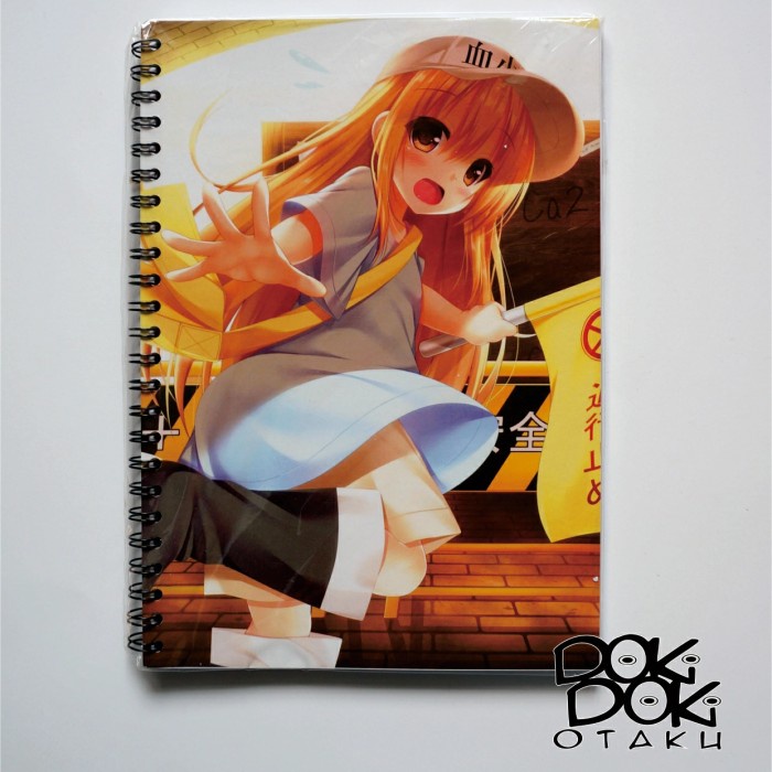 

Jualan Sketch Book/Note Book/Buku Catatan Anime Hataraku Saibou 01 A5 Premium Gilaa!!!