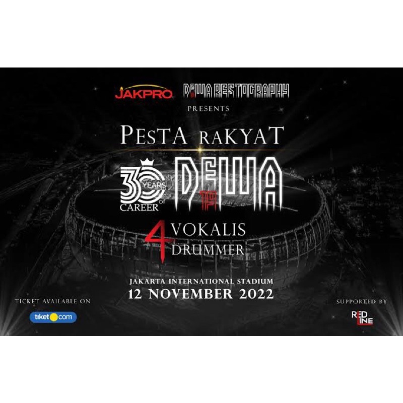Tiket Pesta Rakyat Dewa 19 JIS Jakarta International Stadium Silver Barat Silver Timur