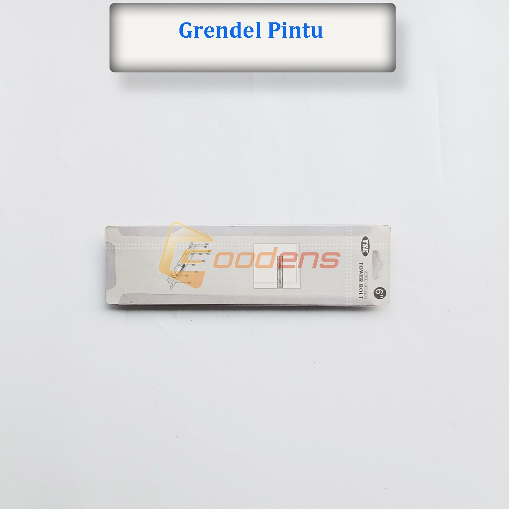 Grendel Pintu 6 Inch Slot Kunci Pintu Jendela Stainless Steel