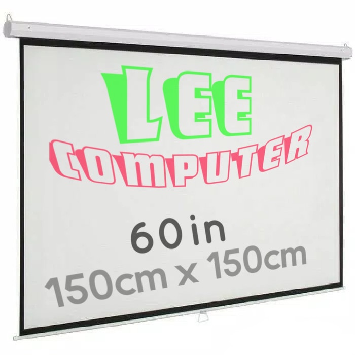 

Limited Screen Projector Wall 60 In - Layar Proyektor Manual 60 In Gantung