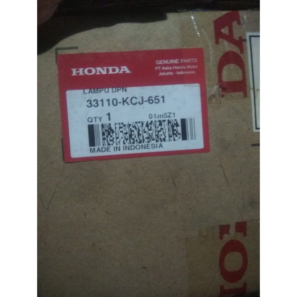 Reflektor Lampu Depan Tiger Revo Barong Original Ahm 33110KCJ651