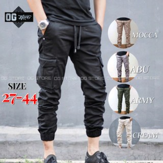 Celana Jogger Cargo Pria Kempol Jogger Pants Cargo Size 27-39Jumbo