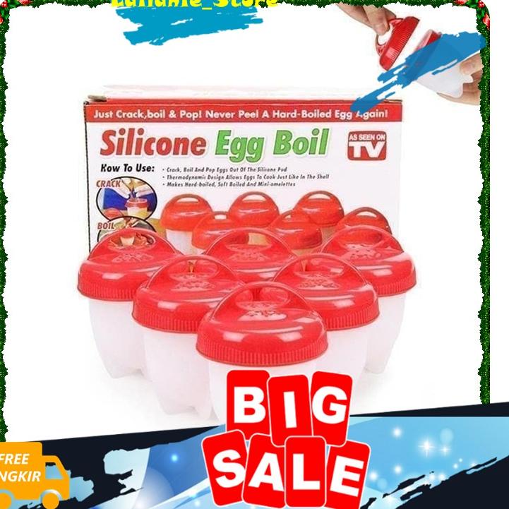 Gebyar promo--Alat Rebus Telur Cetakan Alat Masak Telur Rebus Alat Rebus Telur Setengah Matang Wadah