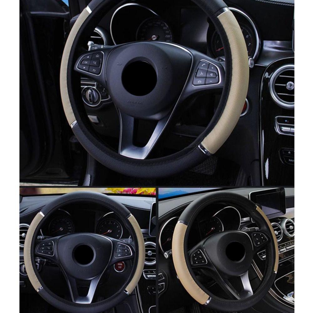 Lanfy Cover Setir Mobil Universal Empat Musim Aksesoris Mobil Auto Styling Aksesoris Interior Interior Mobil Dekorasi Otomatis Steering Wheel Sleeve