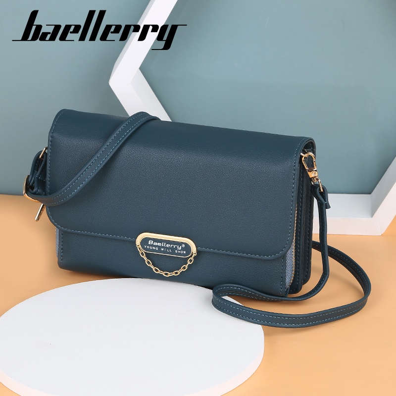 BAELLERRY N8606 Tas Selempang Wanita Bahan Kulit PU Leather Premium WATCHKITE WKOS