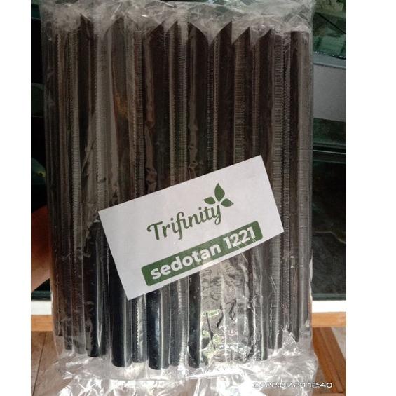 

KODEx4X8j--Sedotan boba hitam steril 100pcs