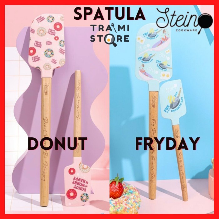 STEIN FRYDAY / DONUT Cookware Spatula Cooking Tools FDA Approved Sutil - FRYDAY