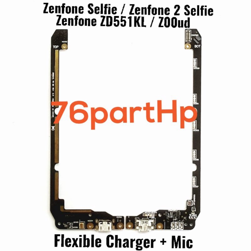 Flexible Connector Charger Mic Asus Zenfone Selfie Zenfone 2 - ZD551KL