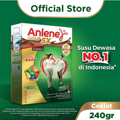 Anlene Gold Original/ Coklat / Vanila 240gr / Toko Makmur Online