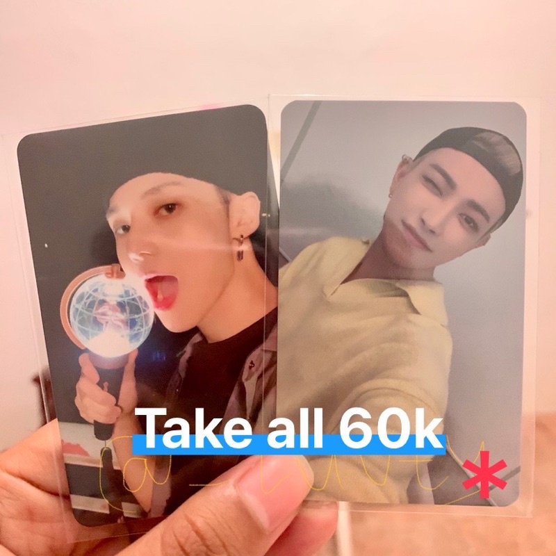Photocard PC ls Wooyoung & muart 2.0 Hongjoong ATEEZ