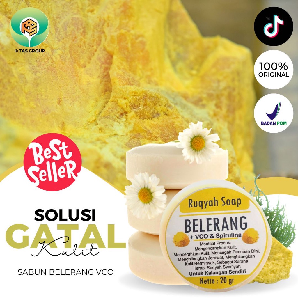 Jual Sabun Belerang Ruqyah VCO Sabun Panu Paling Ampuh 100 Sabun Panu