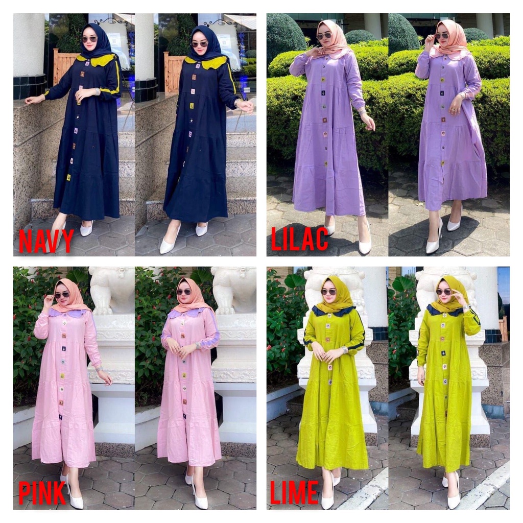 MARISSA MIDI DRESS TERBARU BAJU WANITA VIRAL 2022