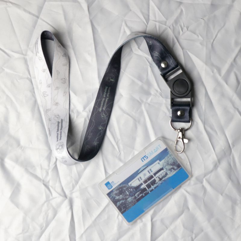 

Lanyard Full Set (Code 02 - ITS Black White)