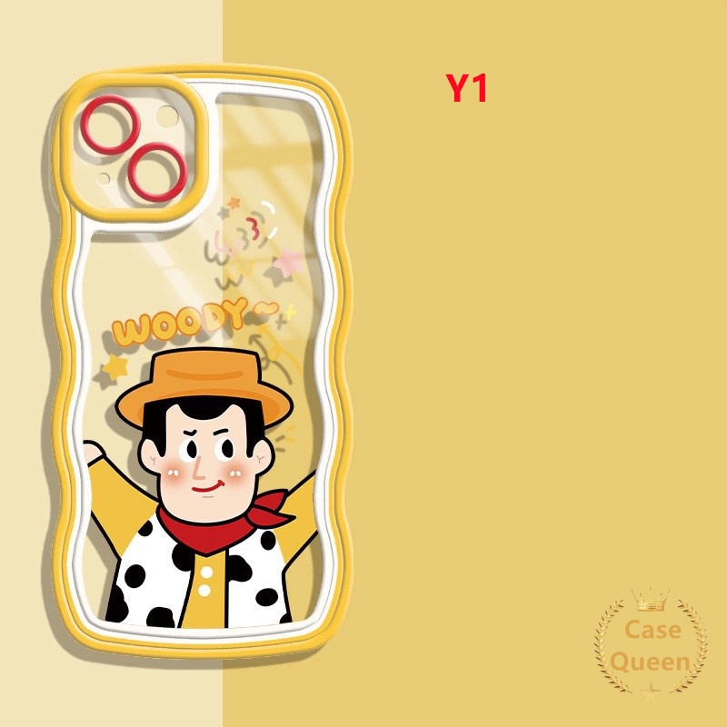 Casing Toy Story Kartun VIVO Y36 Y02 Y35 Y16 Y15A Y15 Y91 Y21 Y30 Y15s Y12 Y20 Y12i Y21s Y12s Y11 Y21A Y1s Y21T Y50 Y33T Y17 Y33s Y91C Y93 Woody Buzz Light Year Wavy Edge Soft Cover