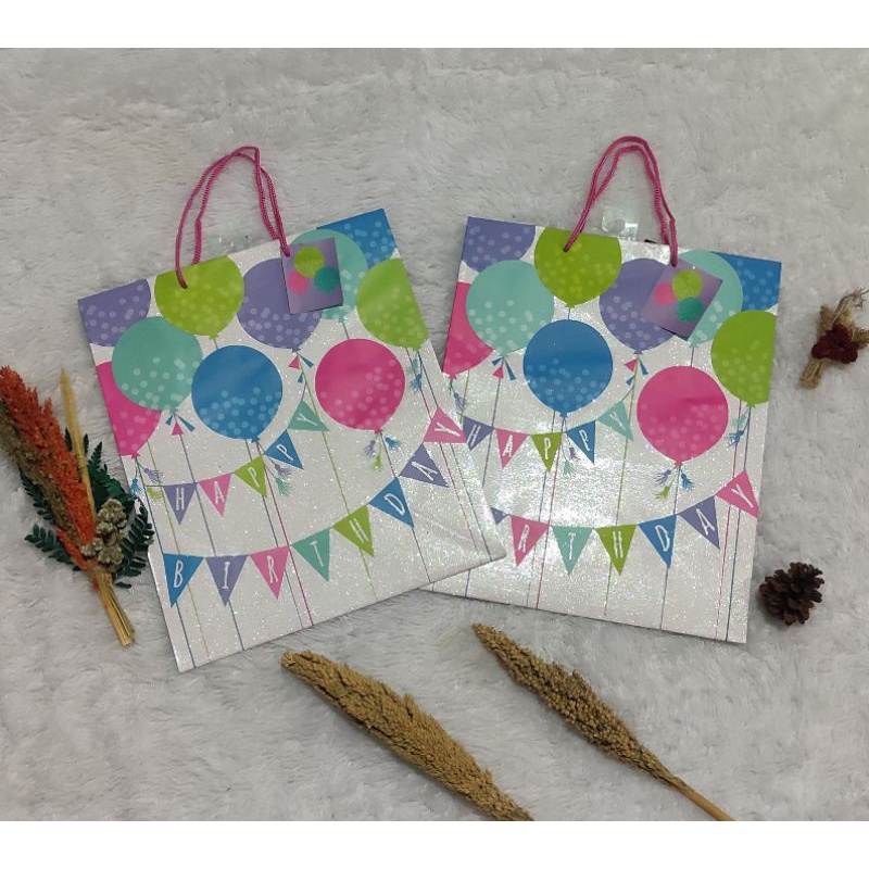 Paperbag Motif Ukuran PxLxT 25 x 11 x 30 cm