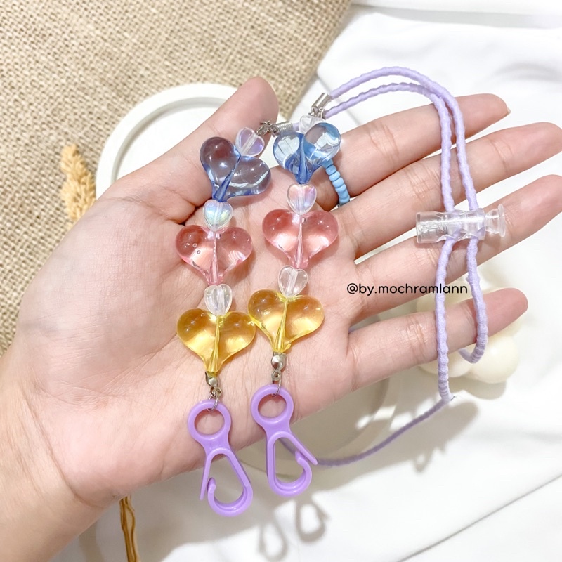 kalung masker 2in1 KODE S34 / konektor masker/ tali masker / strap masker hijab