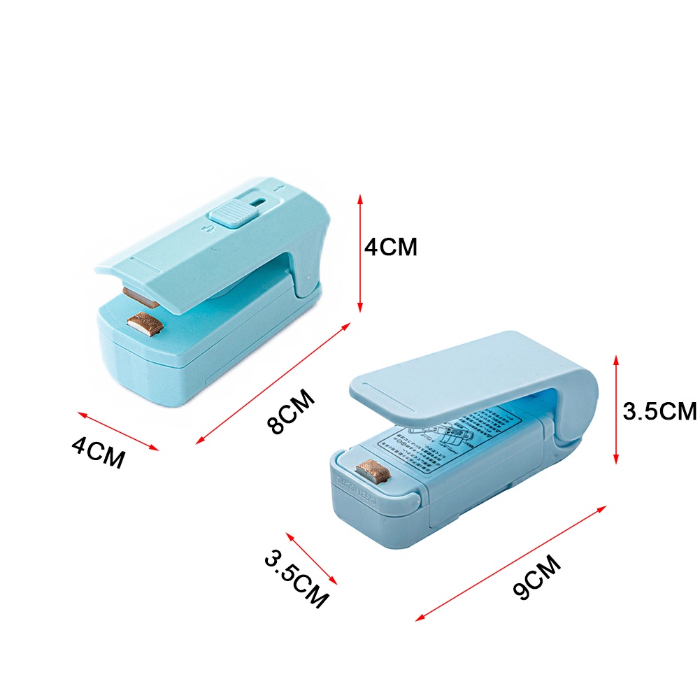 Alat Penyegel Kantong Plastik Makanan / Snack Mini Praktis
