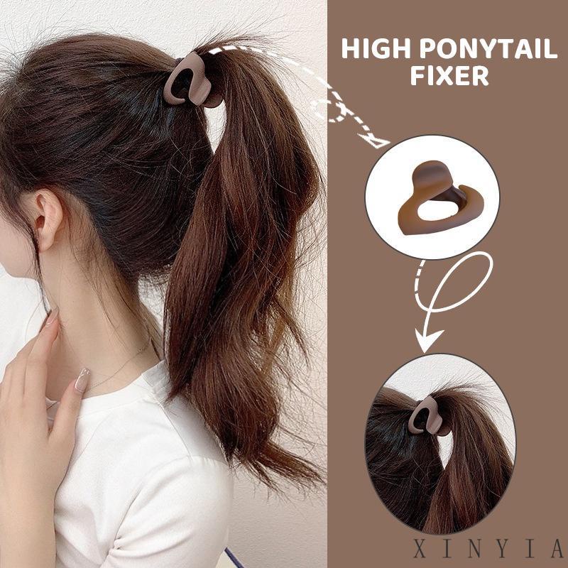 【Bayar di tempat】2023 Klip rambut baru Prancis Elegan Kuncir Kuda Kuda Klip Rambut Cute Girl Romantic Hair Clip