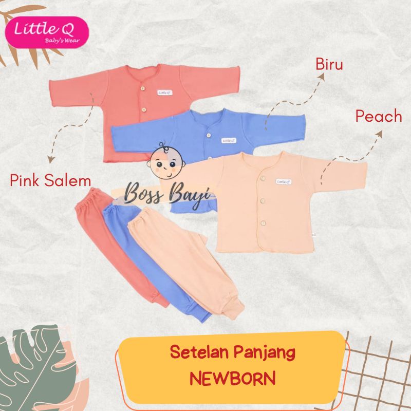 LITTLE Q - Setelan Panjang Newborn 0-3bulan SNI