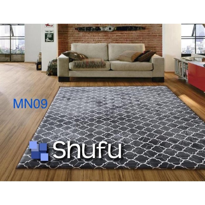 KARPET BULU karpet malaysia 95x140 / karpet bulu - MN09 rasfur tebal anti slip jumbo kamar tidur kar