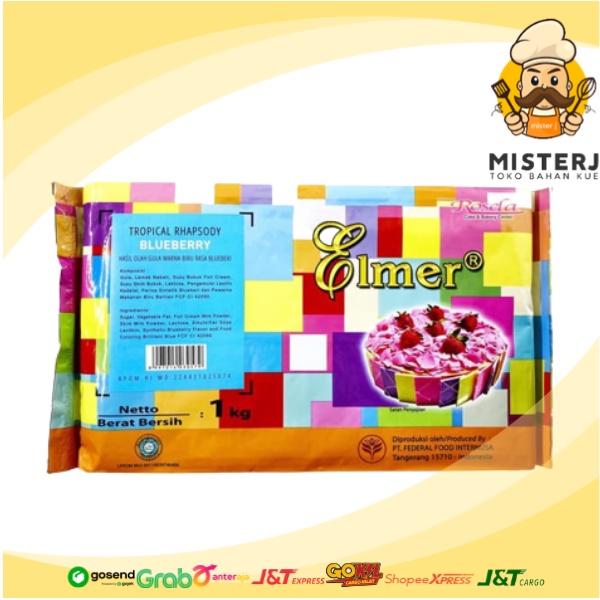 

Elmer Chocolate Tropical Blueberry | 1 Kg | Elmer Coklat Rasa Blueberry