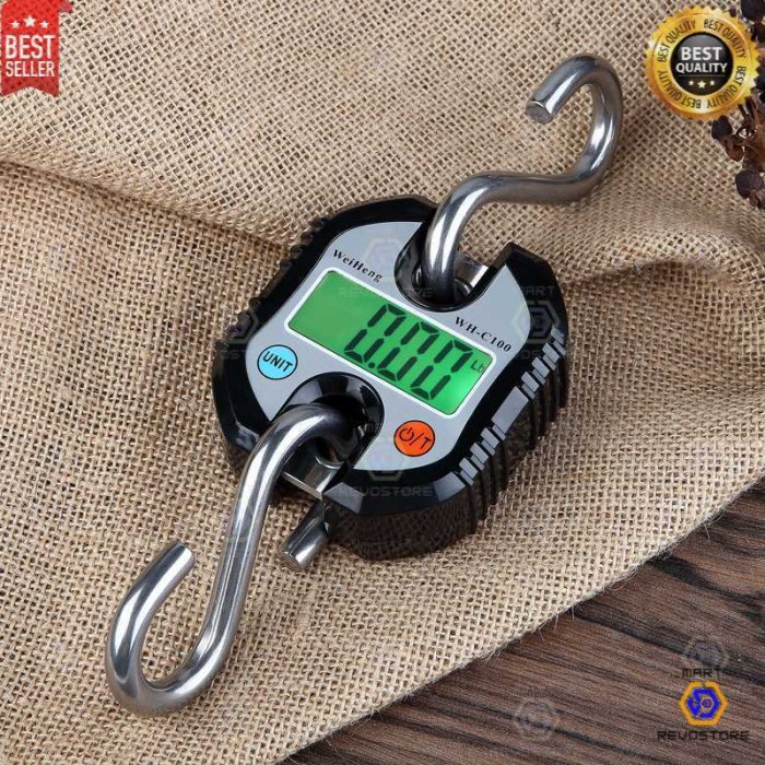 Timbangan Gantung 150 Kg / Timbangan Koper Digital 150Kg 50G