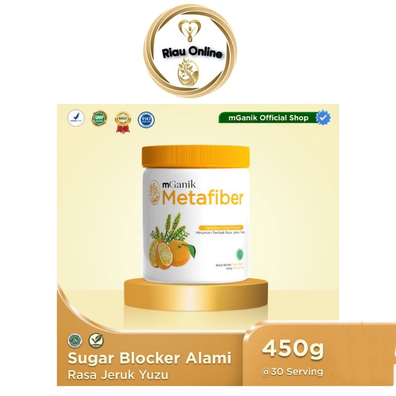 

M- Ganik Metafiber ( Memblok Gula Bagi Diabetes ) Rasa Jeruk Yuzu 252Gr