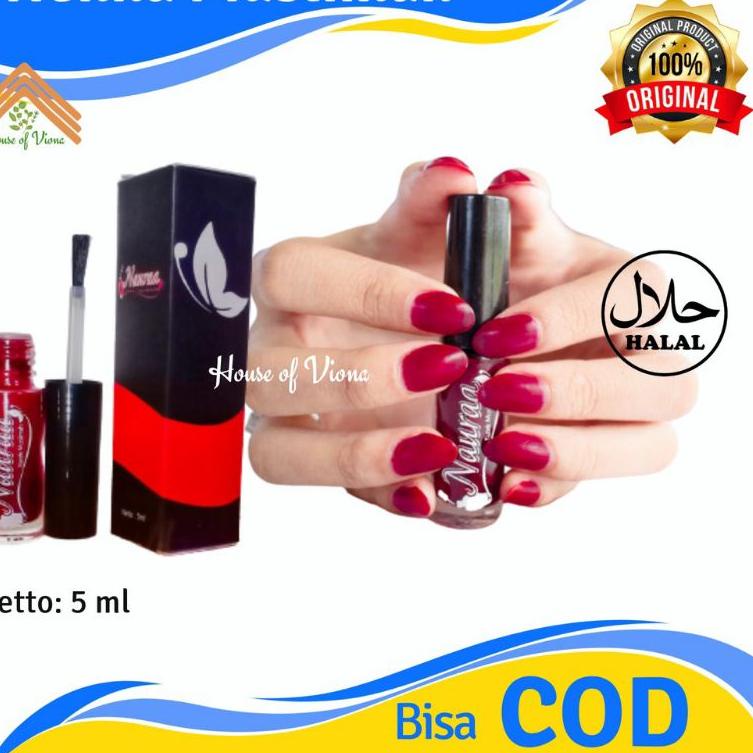 Langsung pesan--COD GROSIR HENA NAURA MUSLIMAH KUTEK HALAL PACAR KUKU SERAP WUDHU