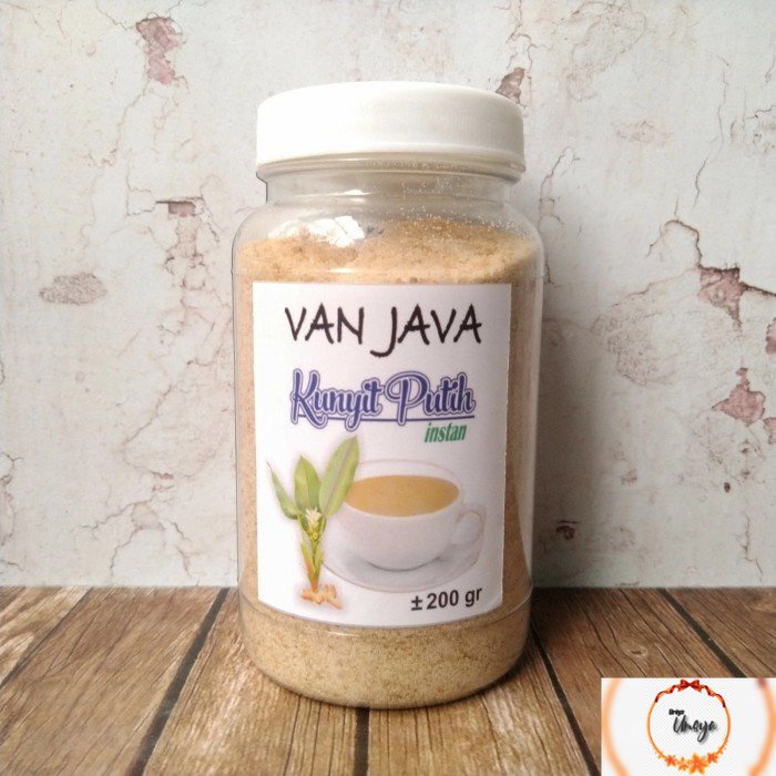 

Kunyit Putih Bubuk Instan VAN JAVA 200 Gram