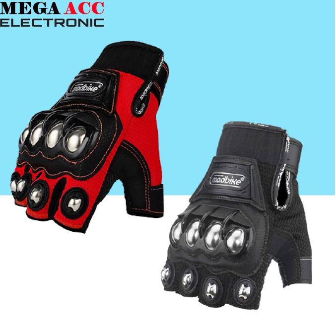 {WED.22Oc22e} Sarung Tangan Motor Madbike - Anti Selip - Anti Jatuh - Sarung Tangan Tinju Besi