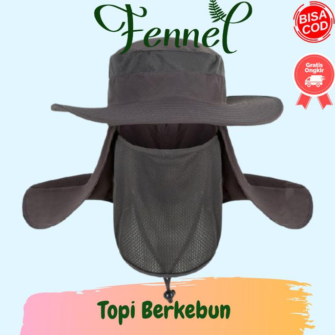 Topi Mancing Berkebun Anti Uv