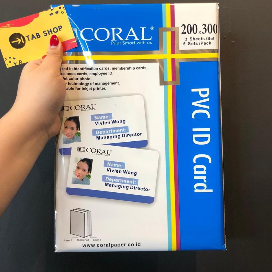 

Big Sale - CORAL PVC ID CARD ✔