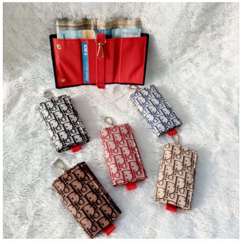 Dompet STNK SIM e toll Gantungan kunci motor mobil Gantungan kunci DIOR