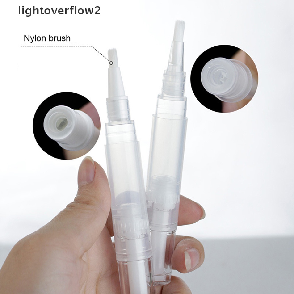 (lightoverflow2) Botol Kosong Dengan Kuas Untuk Kutek