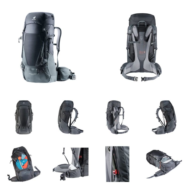 Deuter Futura Pro 34sl • 36 , Futura Air Trek 45+10sl • 50+10 •55+10SL , Aircontact Lite 35+10SL• 40+10 • 45+10SL •50+10 , Aircontact Core 35+10SL •40+10 •45+10SL • 50+10 •55+10SL •60+10 •65+10SL New Logo