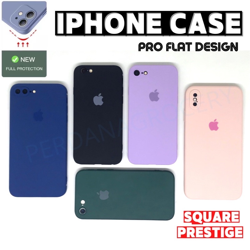 Ultrathin Prestige Square Design Iphone Softcase For 6s 6+ 7 7+ 8 8+ X XR XS 11 Pro 13 12 ProMax