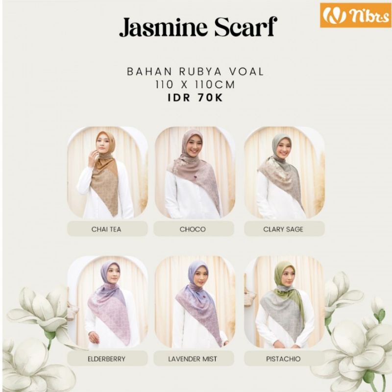 NIBRAS HIJAB JASMINE SCARF NIBRAS HIJAB