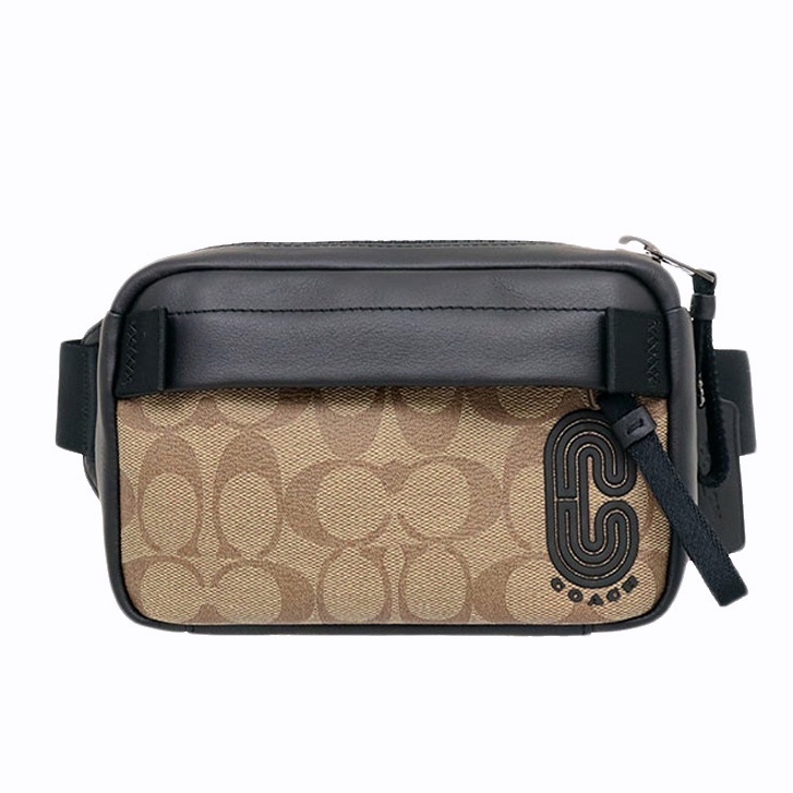 COACH 2945   Men's Patch EDGE Zip Messenger Bag Classic Simple Versatile Shoulder Bag Camera Bag xjb