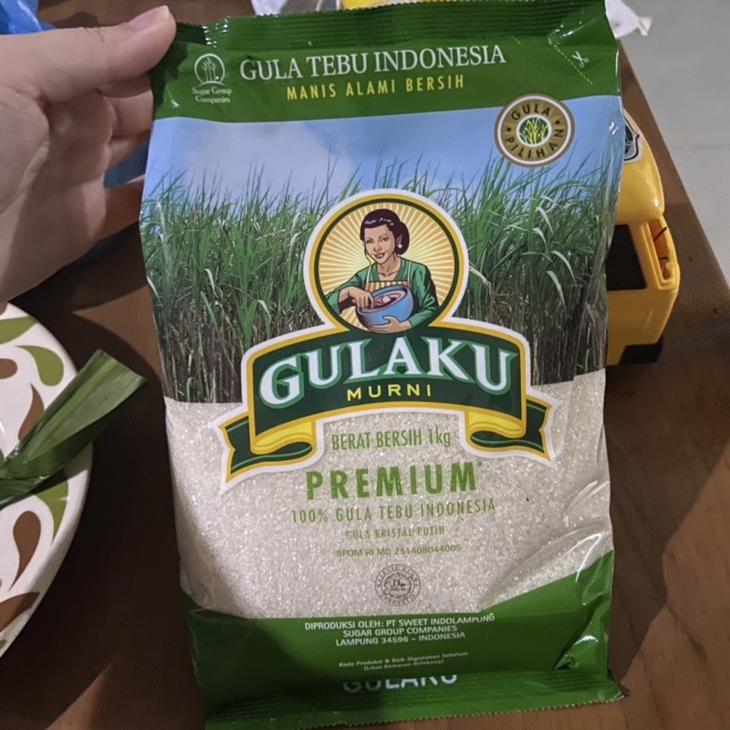 

GULAKU 1 KG PREMIUM GULA KRISTAL PUTIH 100% GULA TEBU INDONESIA