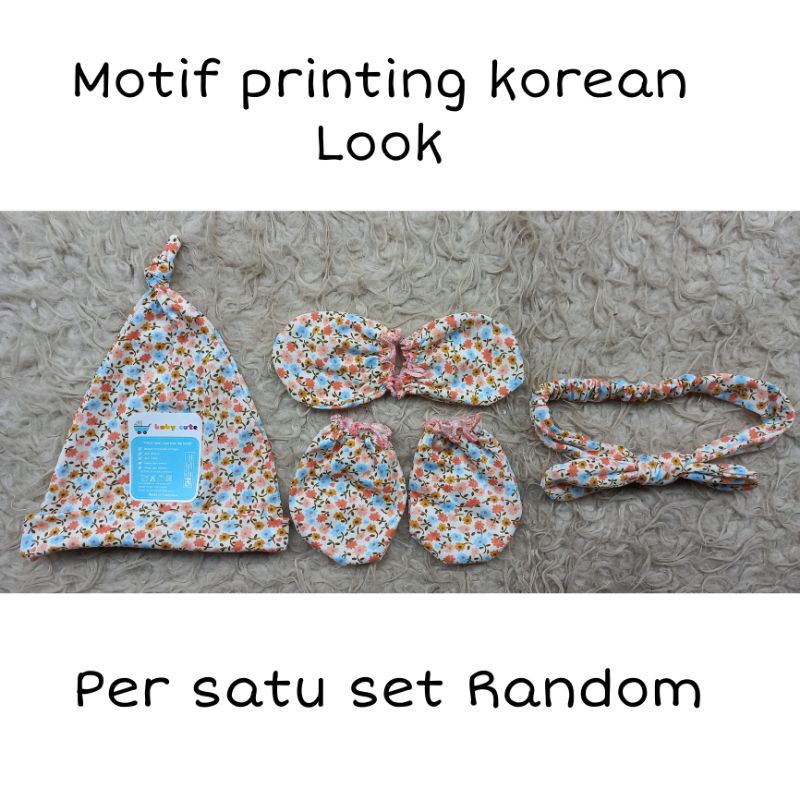 Sarung tangan dan kaki bayi Polos dan motif SNI Promo 9.9